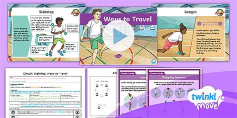 Twinkl Move Pe Y Circuit Training Lesson Ways To Travel