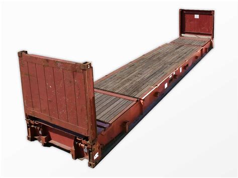 20 Ft Flat Rack Shipping Containers For Sale New And Used Interport