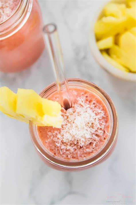 Strawberry Pineapple Coconut Piña Colada Smoothie Giveaway Jessica