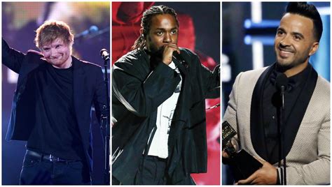 Ed Sheeran Kendrick Lamar Y Despacito Se Destacaron En Los Premios Billboard La Gaceta Salta