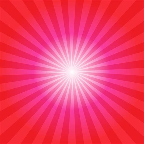 Sunlight Background Pink Color Burst Background Vector Illustration