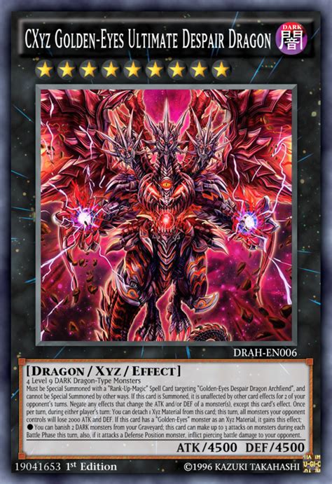 Cxyz Golden Eyes Ultimate Despair Dragon By Kai1411 On Deviantart