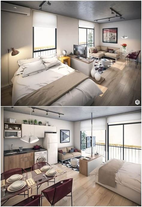 Clever Ways To Design A Living Room And Bedroom Combo Tiny Living Rooms