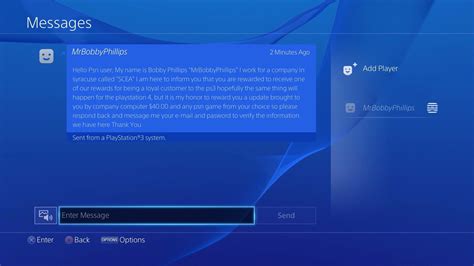 Feb 24, 2021 · your credit or debit card should also support avs (address verification system). Scammers start messaging on PSN - Cheats.co