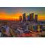 Downtown Los Angeles Skyline At Sunset As Seen From The Ci…  Flickr