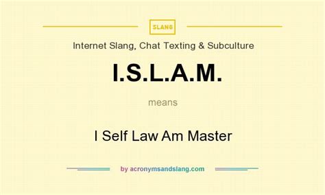 Is a business degree a ba or bs? What does I.S.L.A.M. mean? - Definition of I.S.L.A.M. - I ...