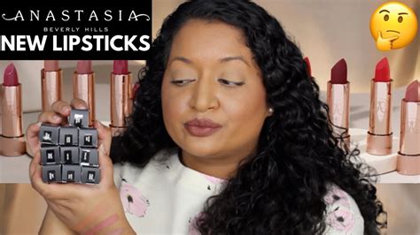 Anastasia Beverly Hills NEW Lipsticks Review Demo YouTube