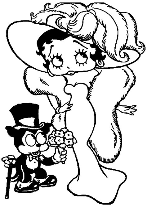 Coloring Pages Betty Boop