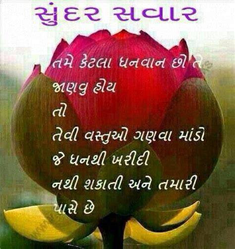 Learn about the structure and get familiar with the alphabet and writing. #Gujarati #quote on #wealth Meaning: In order to measure ...