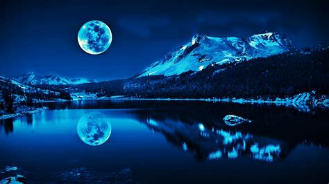 Download Pics Photos The Blue Moon Wallpaper By Kimberlywood Blue