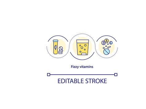 Fizzy Vitamins Concept Icon By Bsd Studio Epicpxls