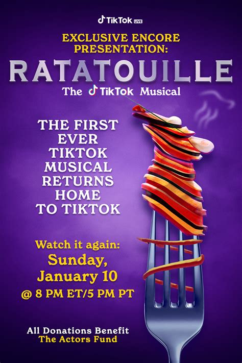 Tiktoks Ratatouille The Musical Makes It To Broadway And Streams On
