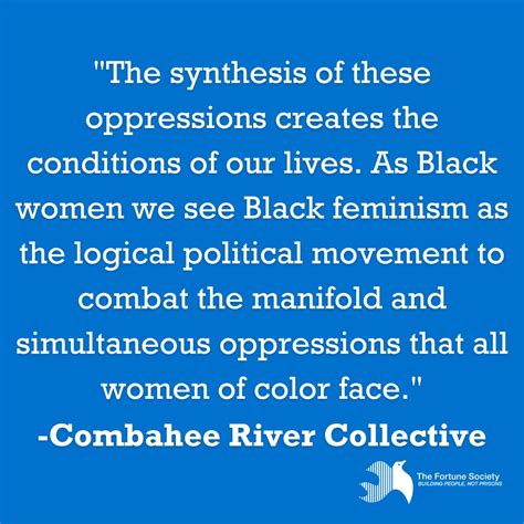 The Fortune Society On Twitter The Combahee River Collective Was A Black Feminist Organization