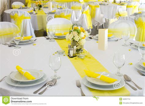 Look no further than our list compiling some of the trendiest ways to decorate it. Wedding Table Decoration Stock Photo - Image: 42297714