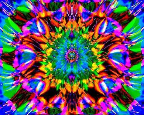 Psychedelic Flower Of Life Land Of Illusions Digital Art Abstract