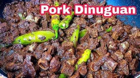 Pork Dinuguan Recipe Dinuguang Laman Loob Ng Baboy Dinardaraan