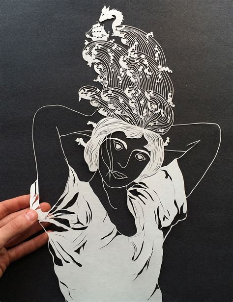 Intricate Illustrations Cut Out Of Paper By Maude White Demilked