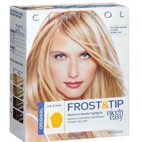 Clairol Nice N Easy Frost And Tip Highlighting For Light Blonde To Dark