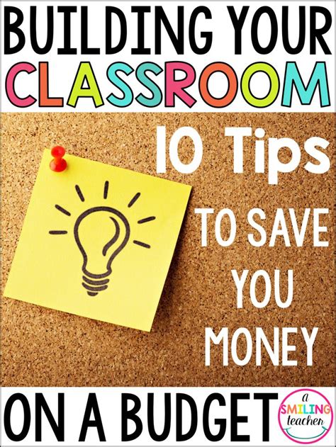 Build Your Classroom On A Budget Classroom Classroom Money Budgeting