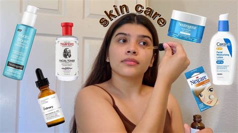 my skin care routine neutrogena the ordinary and cerave youtube