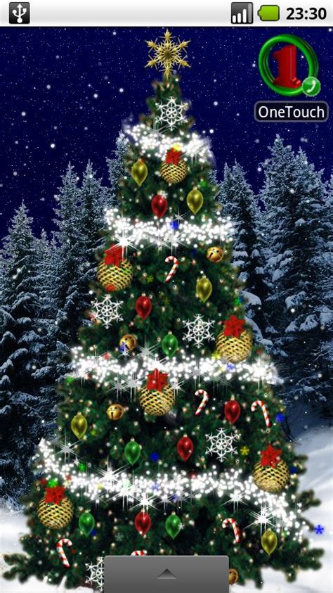 Christmas Tree Live Wallpaper Weihnachten Auch Auf Deinem Android