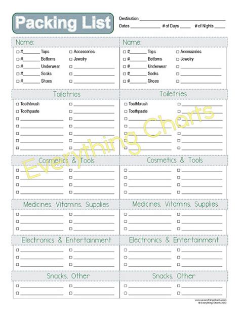 Whatever Dee Dee Wants Shes Gonna Get It Free Printable Packing List