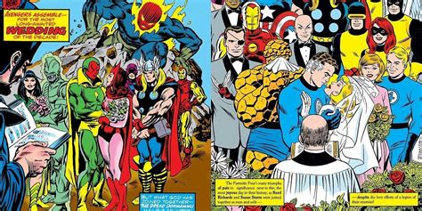 the first 10 married heroes in marvel comics