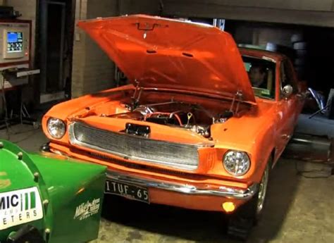 Video A Turbocharged Six Banger Mustang On The Dyno Fordmuscle