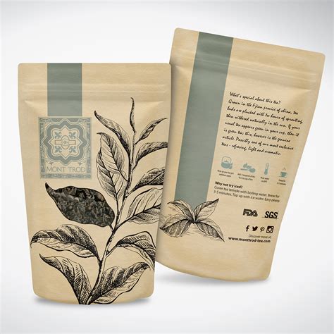 Herbal Tea Packaging Using A Kraft Stand Up Pouch 23 Packaging