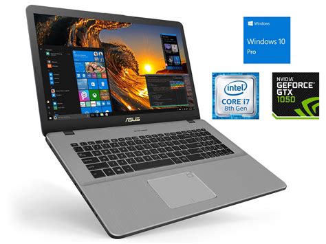 Asus Vivobook Pro N705fd Notebook 173 Fhd Display Intel Core I7