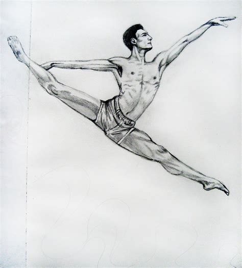 Img7349 1442×1600 Ballet Drawings Ballerina Art Male Dancer