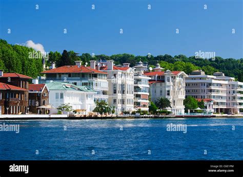 Turkey Yenikoy Yali On The Bosphorus Stock Photo Alamy