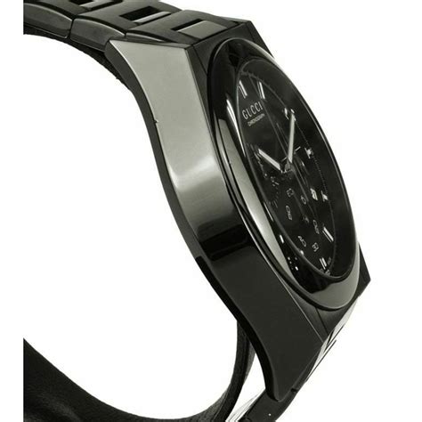 Gucci Ya115237 Mens Pantheon Black Quartz Watch