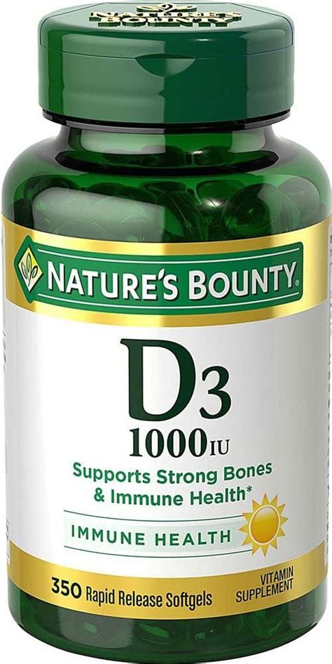 Here are the best vitamin d supplements for your dietary needs. Vitamin D3 by Nature's Bounty for immune support. Vitamin ...