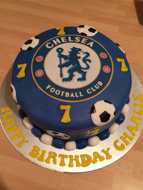 Chelsea Football Cake Football Birthday Cake Chelsea Football Cake