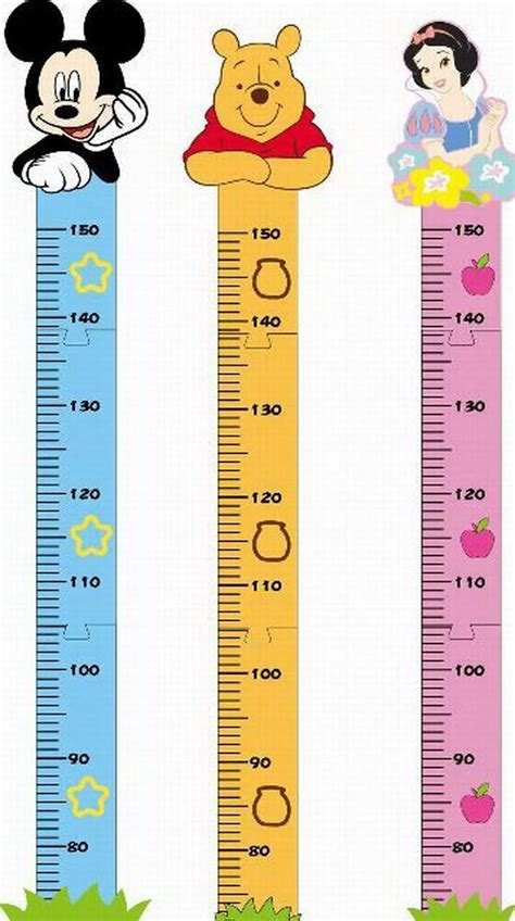 Printable Childrens Height Chart Free Height Chart Height Chart Images