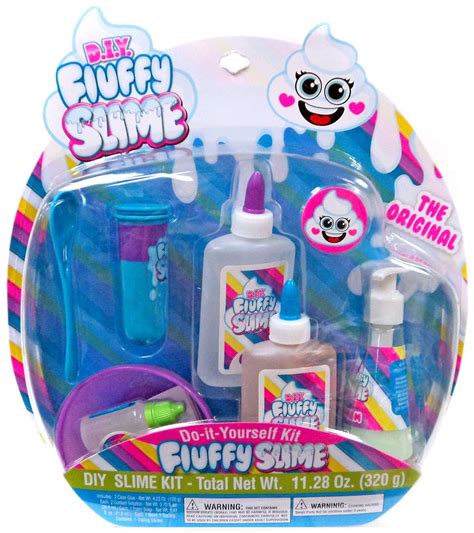 Diy Fluffy Slime Kit Playset