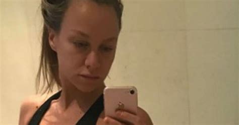 Chloe Madeley Shows Off Her Incredible Figure As She Flaunts Her Washboard Abs In Racy Gym