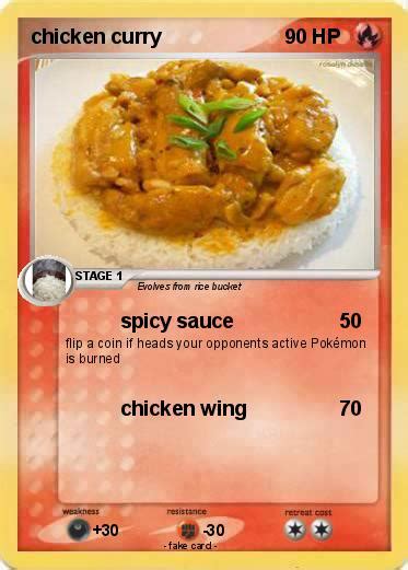 Pokémon Chicken Curry Spicy Sauce My Pokemon Card