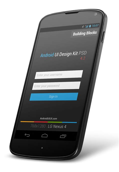 Android 4.1 jelly bean (api 16) google announced android 4.1 (jelly bean) at the google i/o conference on june 27, 2012. Nexus Screen Android UI Design Kit PSD Mockups - PSD Mockups