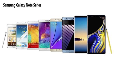 Samsung Galaxy Note Series Over The Years 2011 To 2020