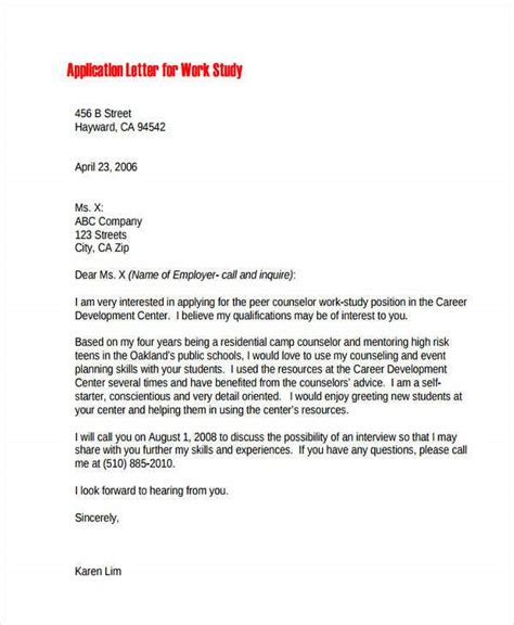 Before you begin writing your job application letter, do some groundwork. A Sample Letter Of Application For Employment