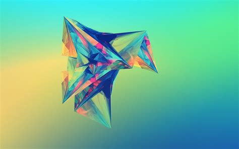 3d Polygon Wallpapers Top Free 3d Polygon Backgrounds Wallpaperaccess