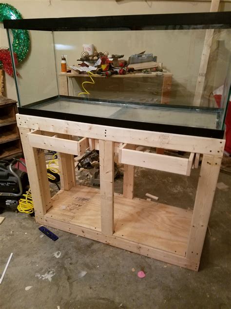 How To Build A 75 Gallon Aquarium Stand Encycloall