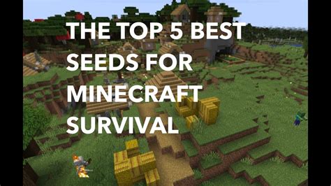 The Top 5 Best Minecraft Survival Seeds Youtube