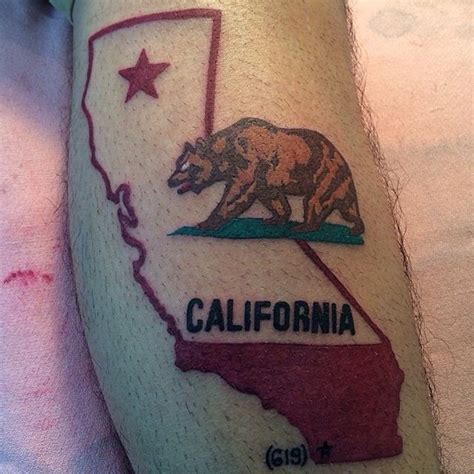California Tattoo On My Leg Represent That Cali Arm Sleeve Tattoos
