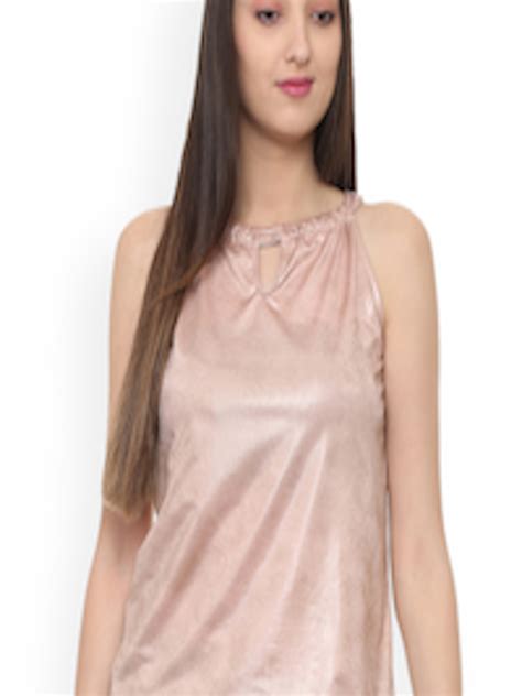 Buy People Women Pink Solid Top Tops For Women 7785730 Myntra