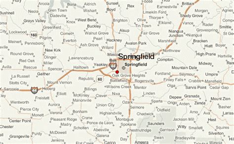 Guide Urbain De Springfield Missouri