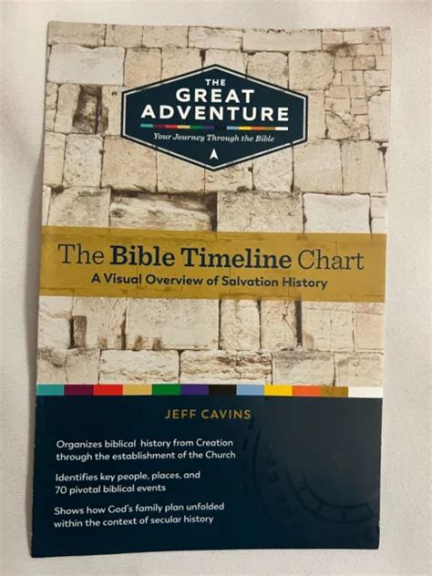 The Great Adventure Bible Timeline Chart By Jeff Cavins 2795 Picclick