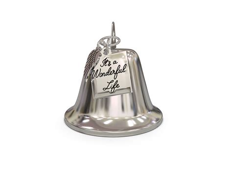 Its A Wonderful Life Christmas Ornament Bell Made Of Steel Movie